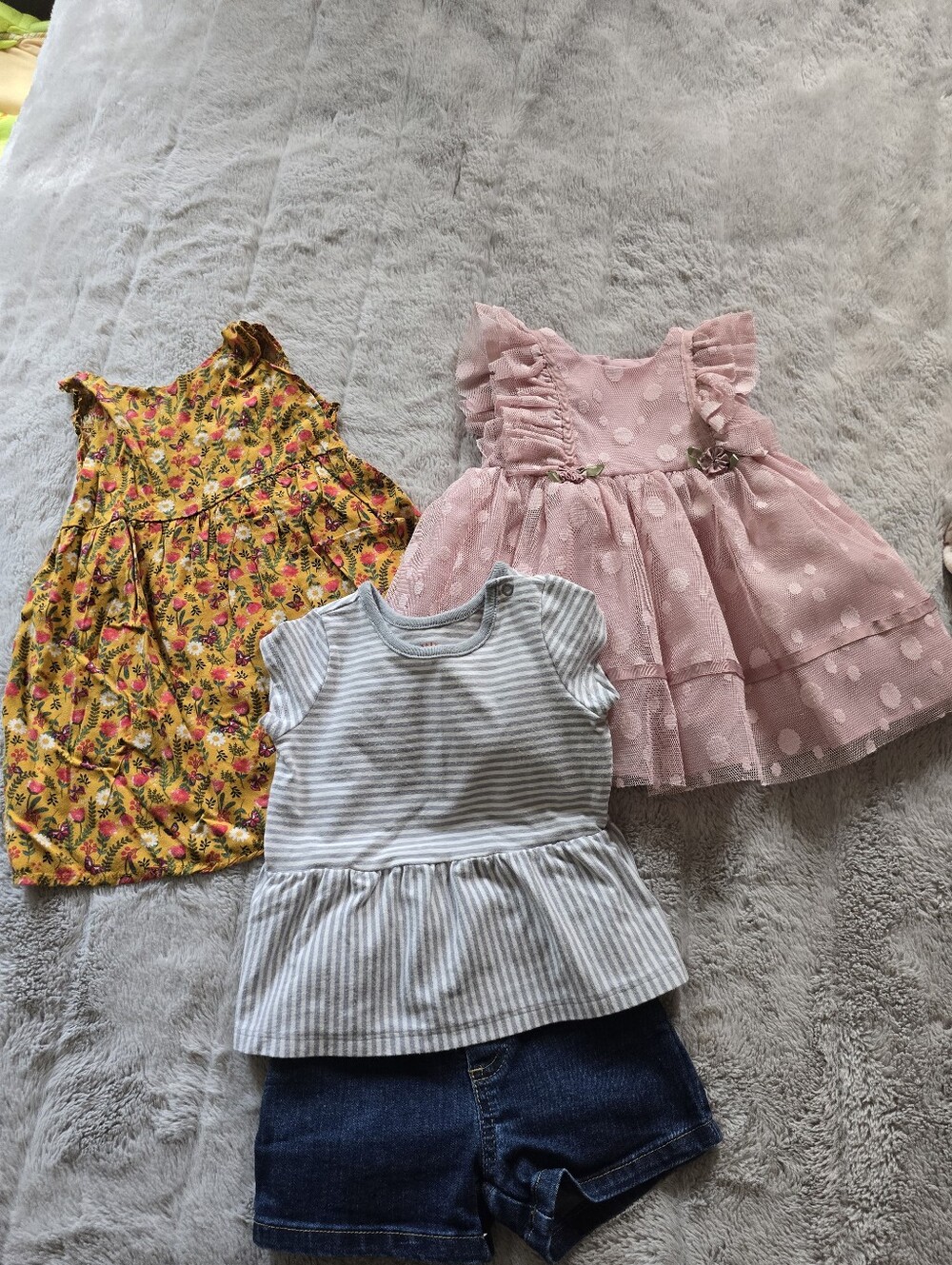 Pink Ruffle Dot Tulle Dress for Kids - Brand: